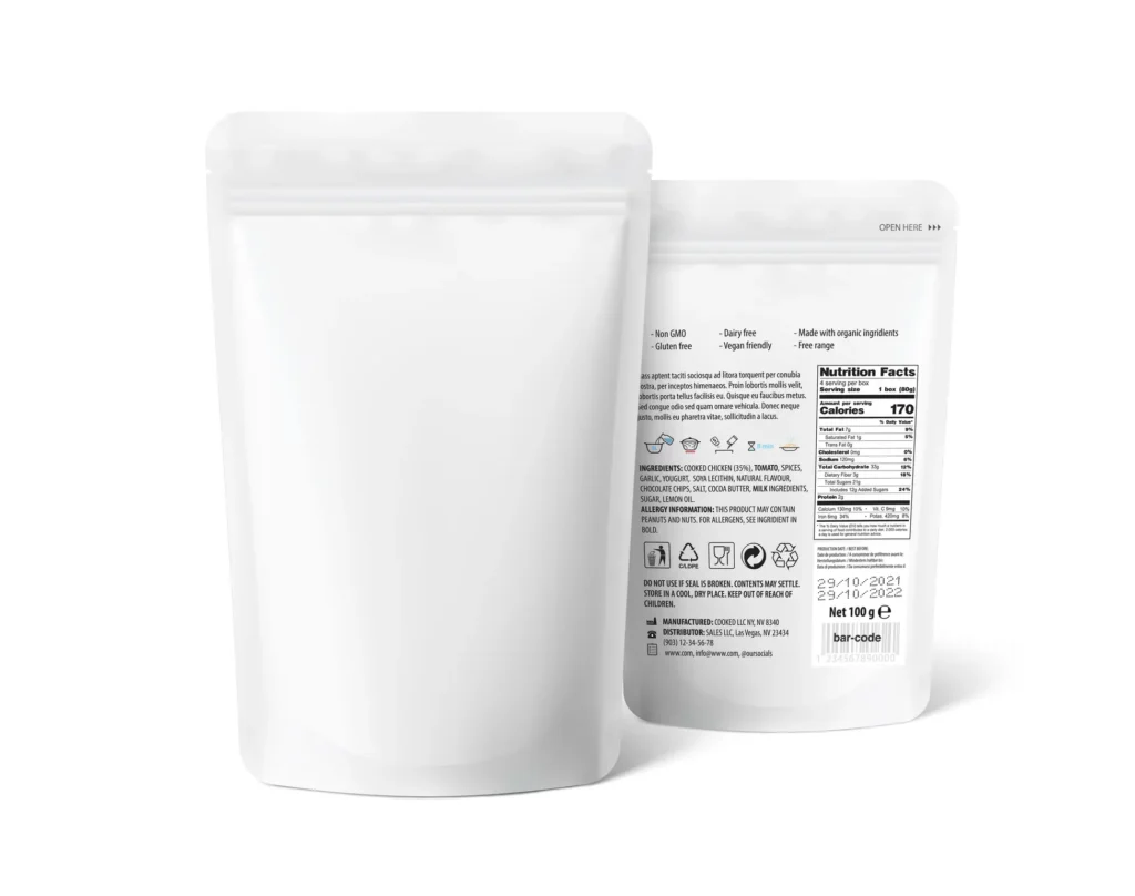 If you’re creating food packaging for products with moisture, read our blog for the best results.